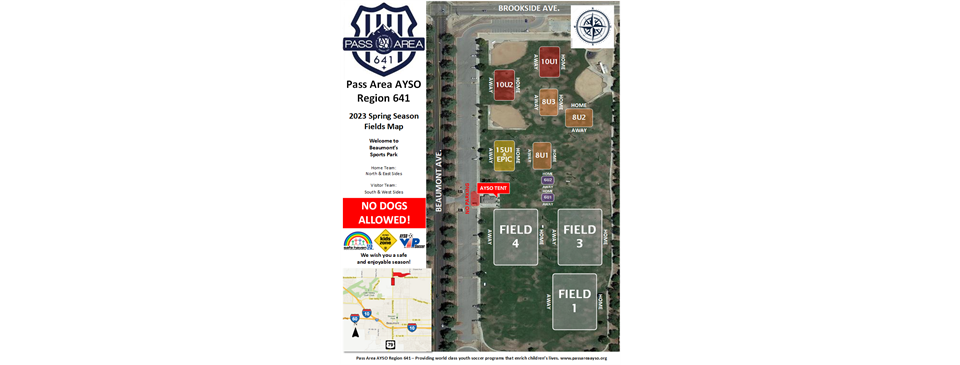 Spring 2023 Field Map