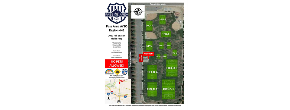 Fall 2023 Field Map
