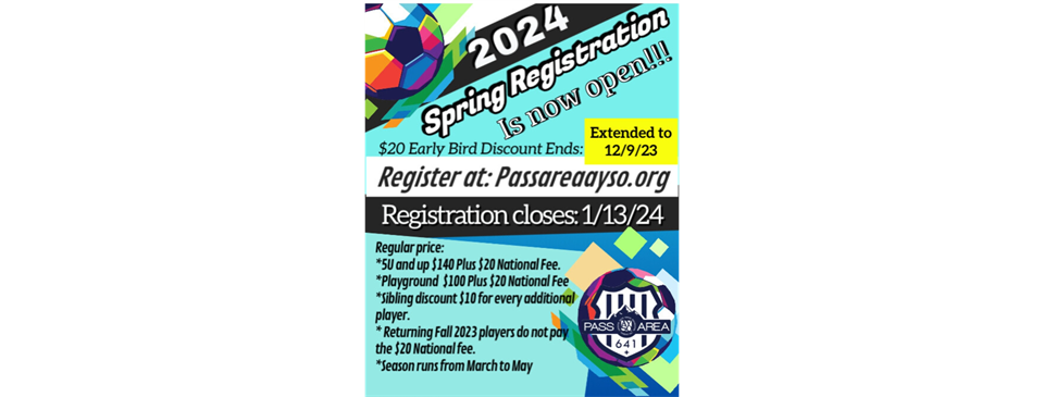 2024 Spring Registration Is Open