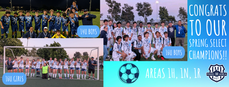 Congrats to our Spring Select Champs